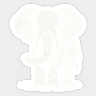 Elephant - Gentle Giant at Heart Sticker